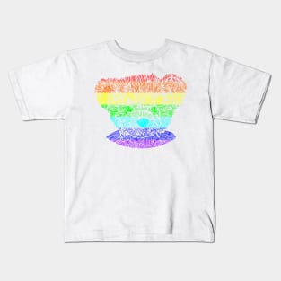 Rainbow Teddy Bear Kids T-Shirt